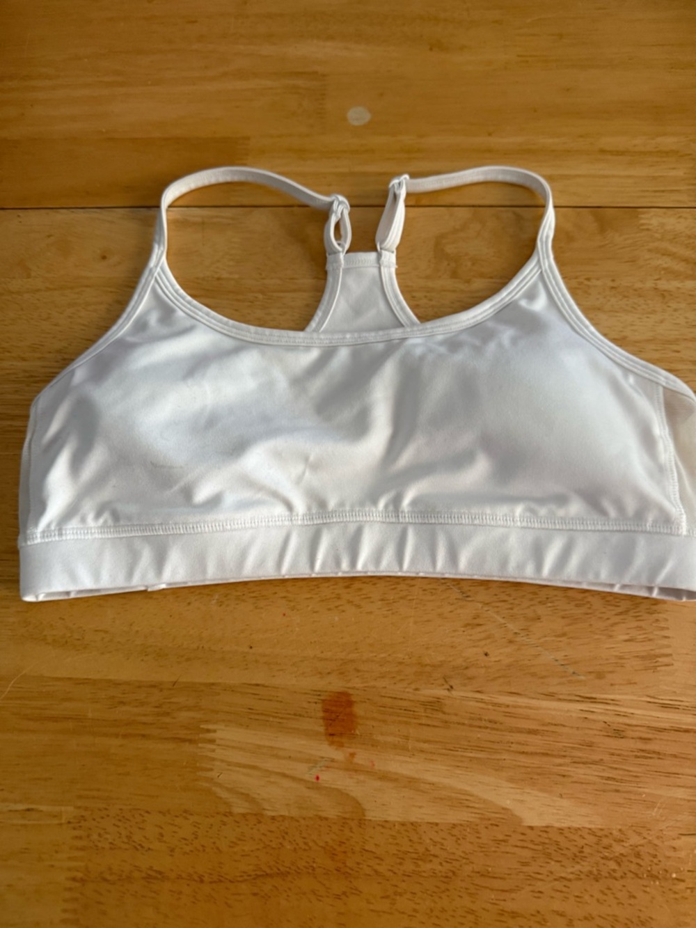 aerie White Racerback Stretch Bralette